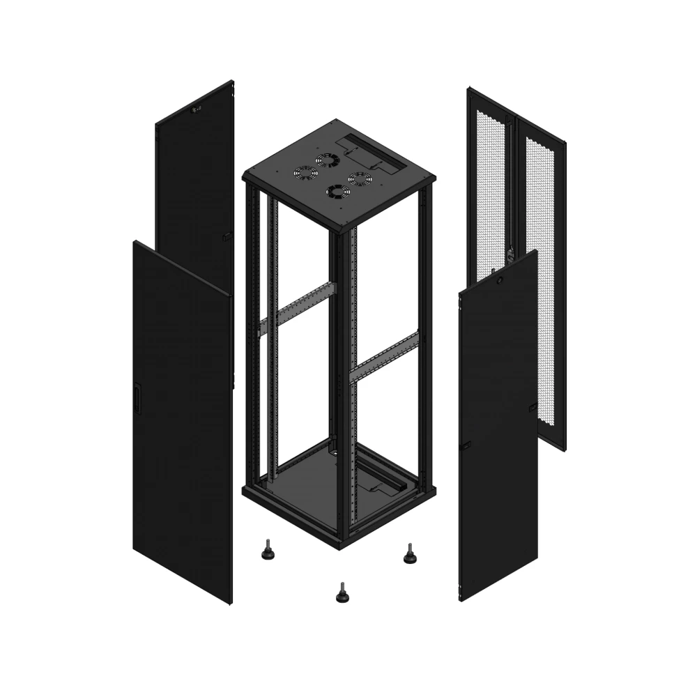 Gigamedia 19" conf S70 36u 600x600 MM av SPL tol ar DBL per