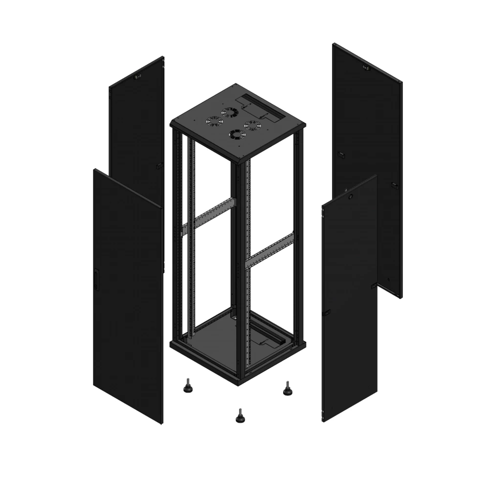 Gigamedia 19" conf S70 36u 600x600 MM av SPL tol par