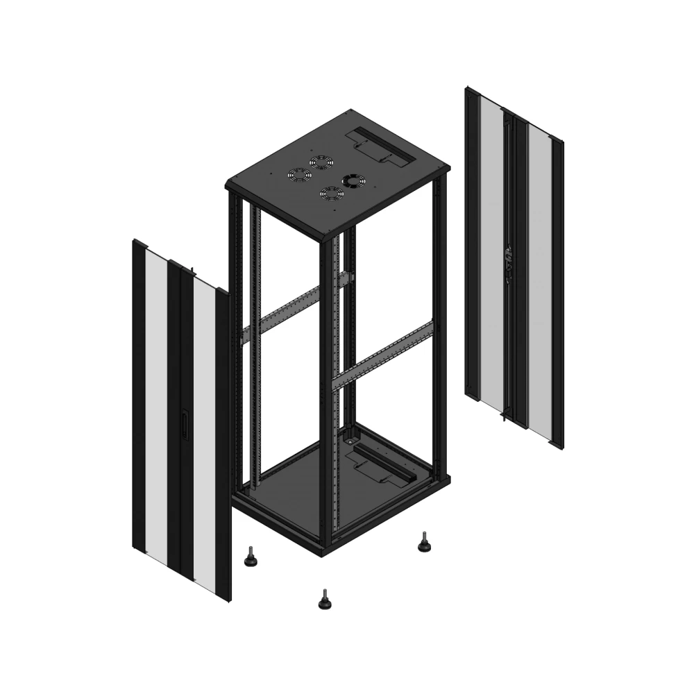 Gigamedia 19" conf S70 36u 600x800 MM av DBL ver ar DBL ver ex