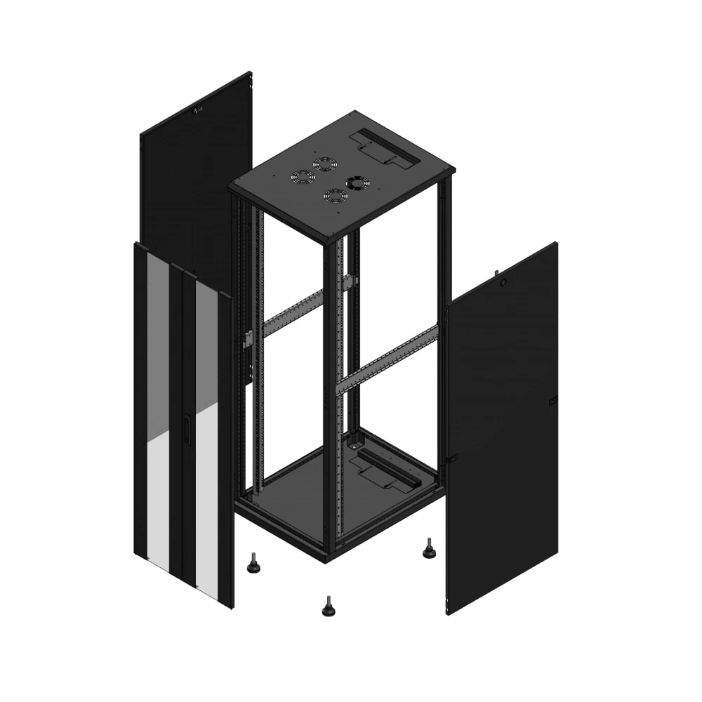 Gigamedia 19" conf S70 36u 600x800 MM av DBL ver SP