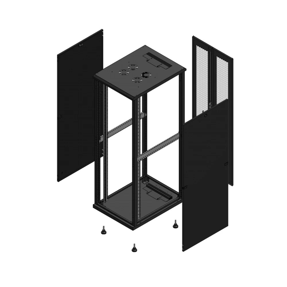 Gigamedia 19" conf S70 36u 600x800 MM SP ar DBL per