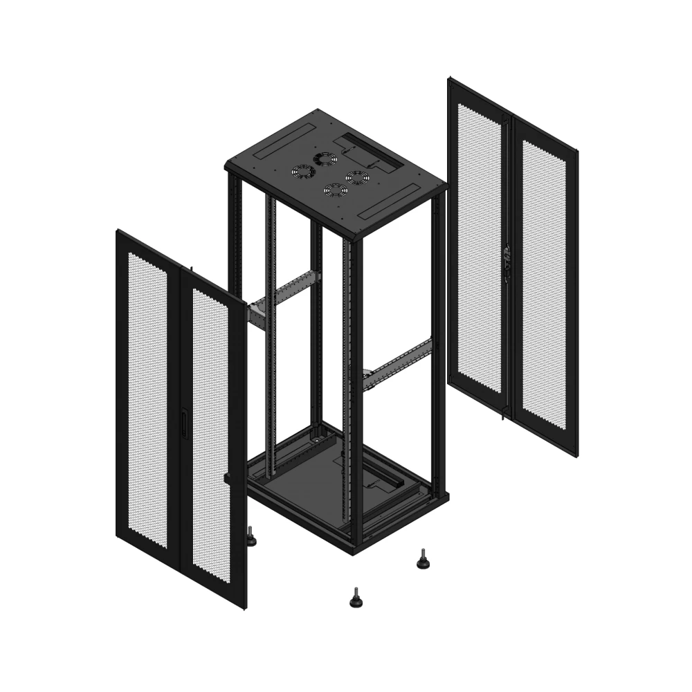 Gigamedia 19" conf S70 36u 800x600 MM av DBL per ar DBL per ex