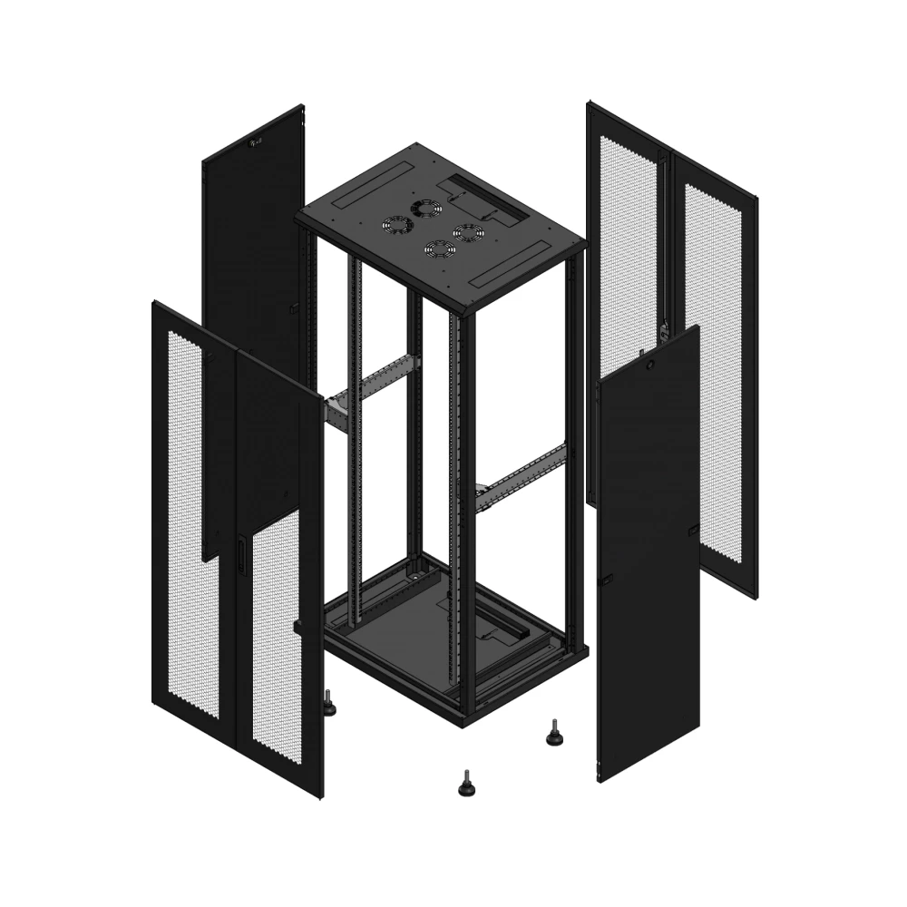 Gigamedia 19" conf S70 36u 800x600 MM av DBL per ar DBL per