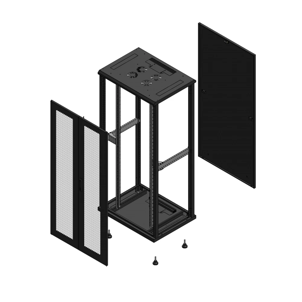 Gigamedia 19" conf S70 36u 800x600 MM av DBL per par ex