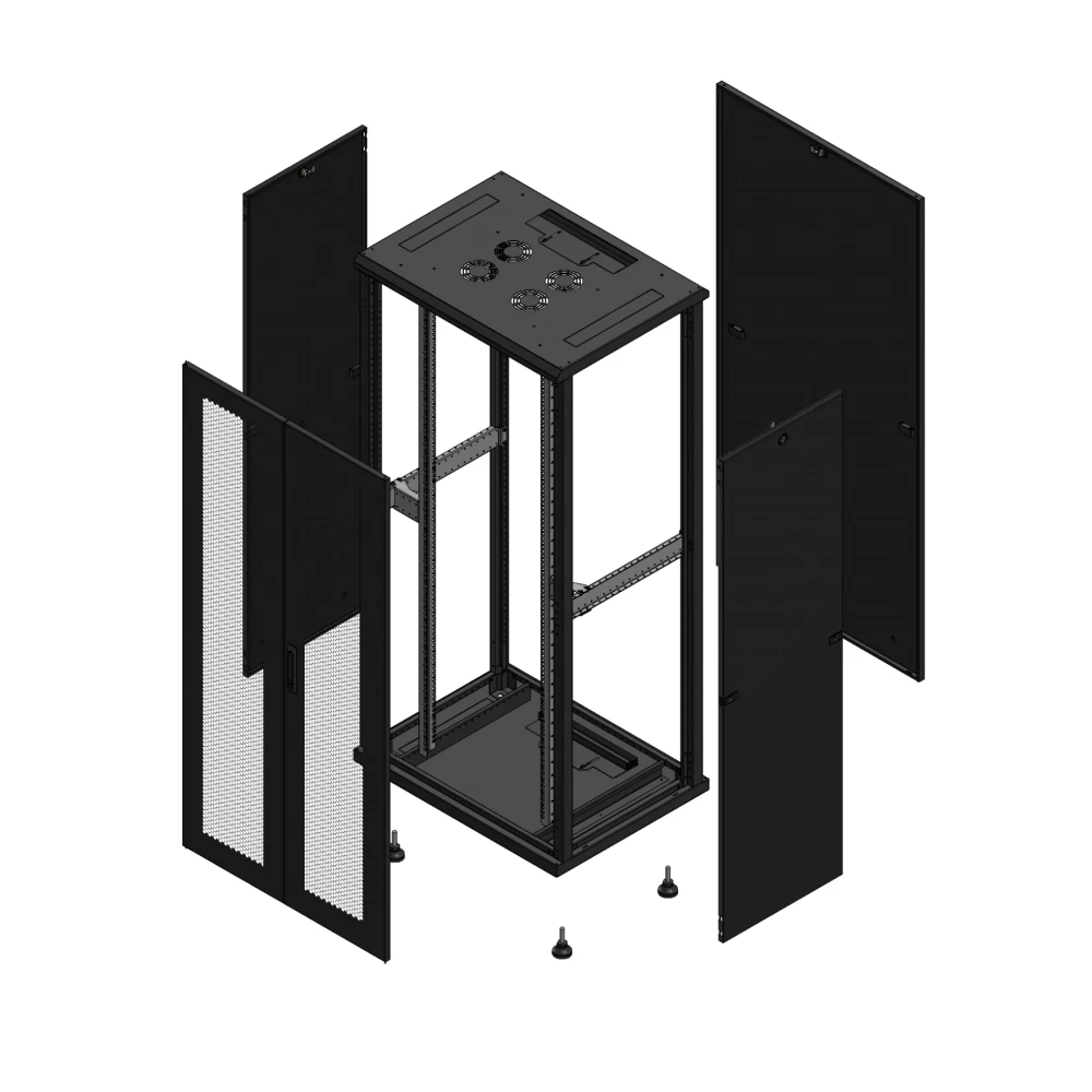 Gigamedia 19" conf S70 36u 800x600 MM av DBL per par