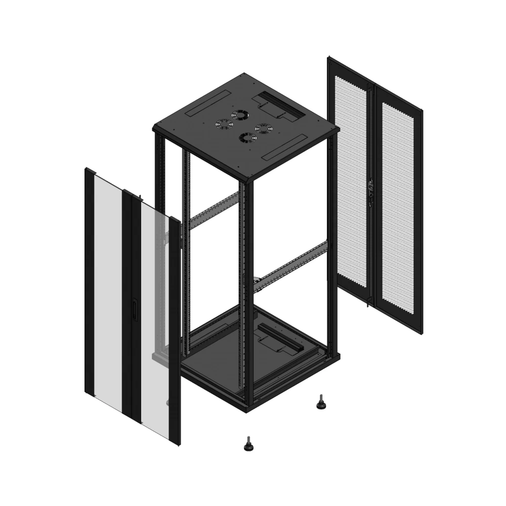 Gigamedia 19" conf S70 36u 800x800 MM av DBL ver ar DBL per ex