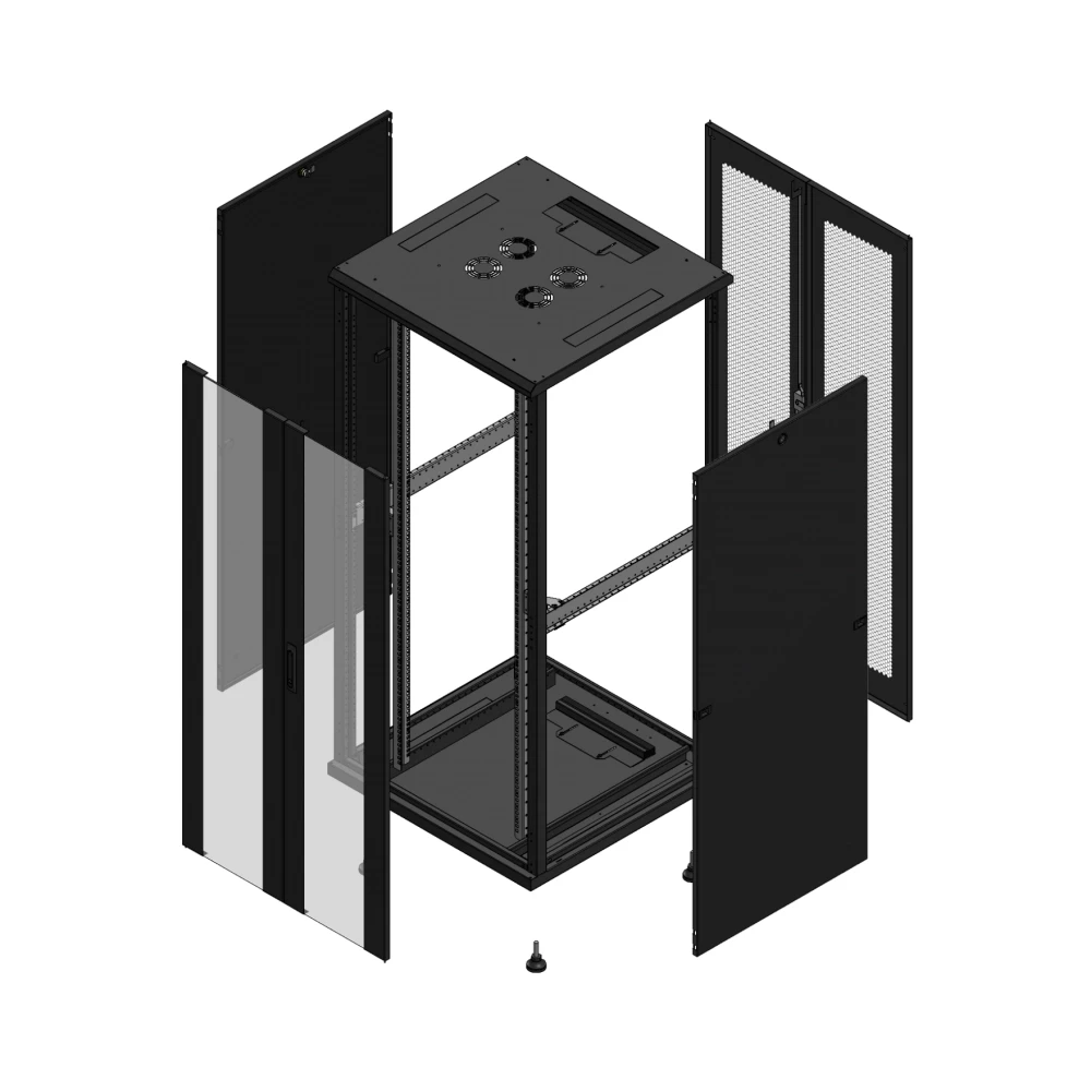 Gigamedia 19" conf S70 36u 800x800 MM av DBL ver ar DBL per