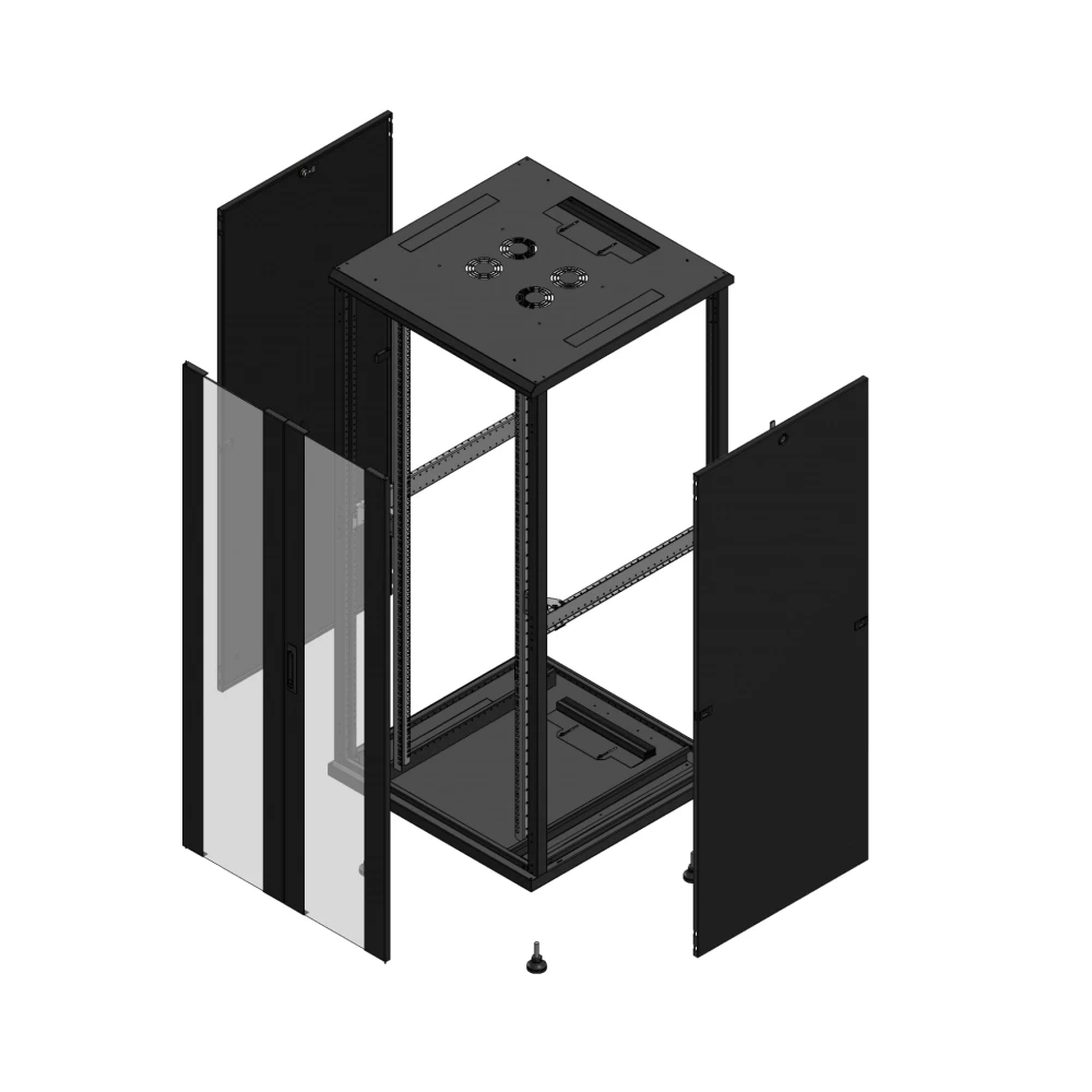 Gigamedia 19" conf S70 36u 800x800 MM av DBL ver SP