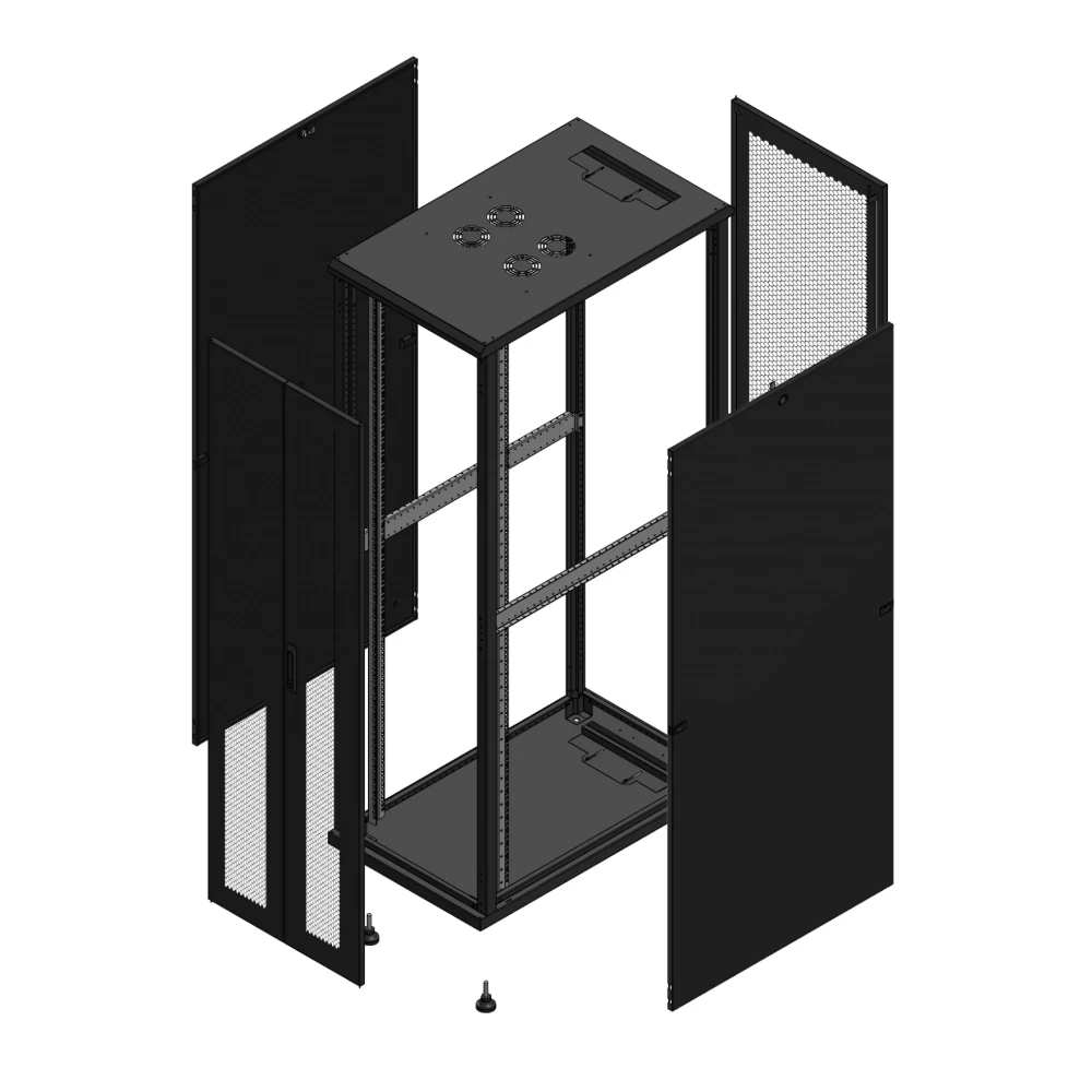 Gigamedia 19" conf S70 42u 600x1000 MM av DBL per ar SPL per