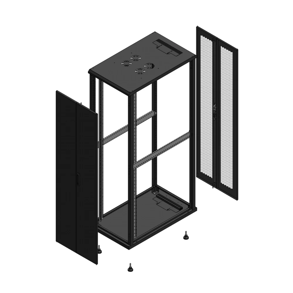 Gigamedia 19" conf S70 42u 600x1000 MM av DBL tol ar DBL per ex