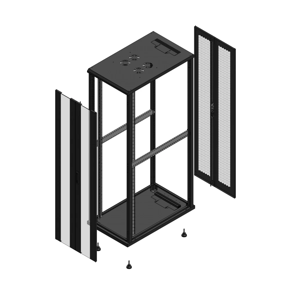 Gigamedia 19" conf S70 42u 600x1000 MM av DBL ver ar DBL per ex