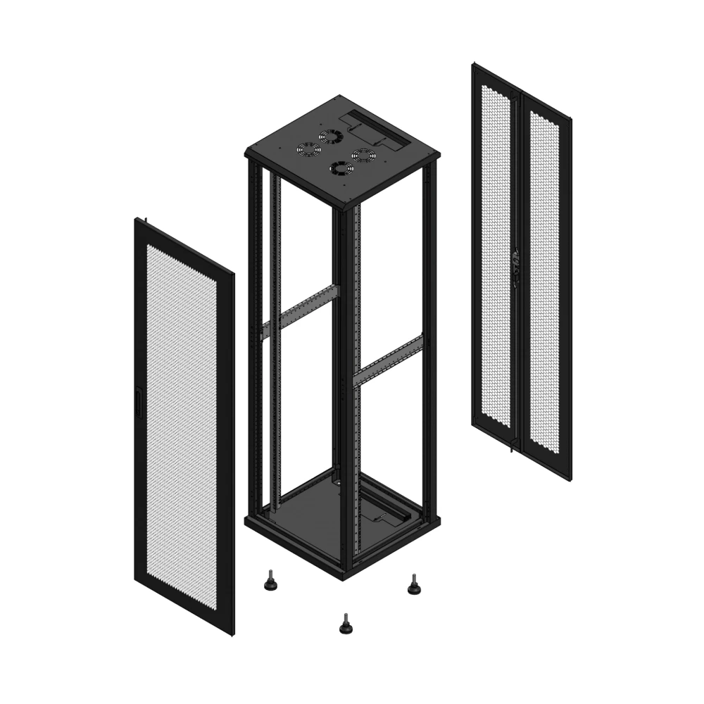Gigamedia 19" conf S70 42u 600x600 MM av SPL per ar DBL per ex