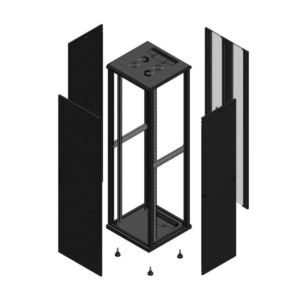 Gigamedia 19" conf S70 42u 600x600 MM av SPL tol ar DBL ver