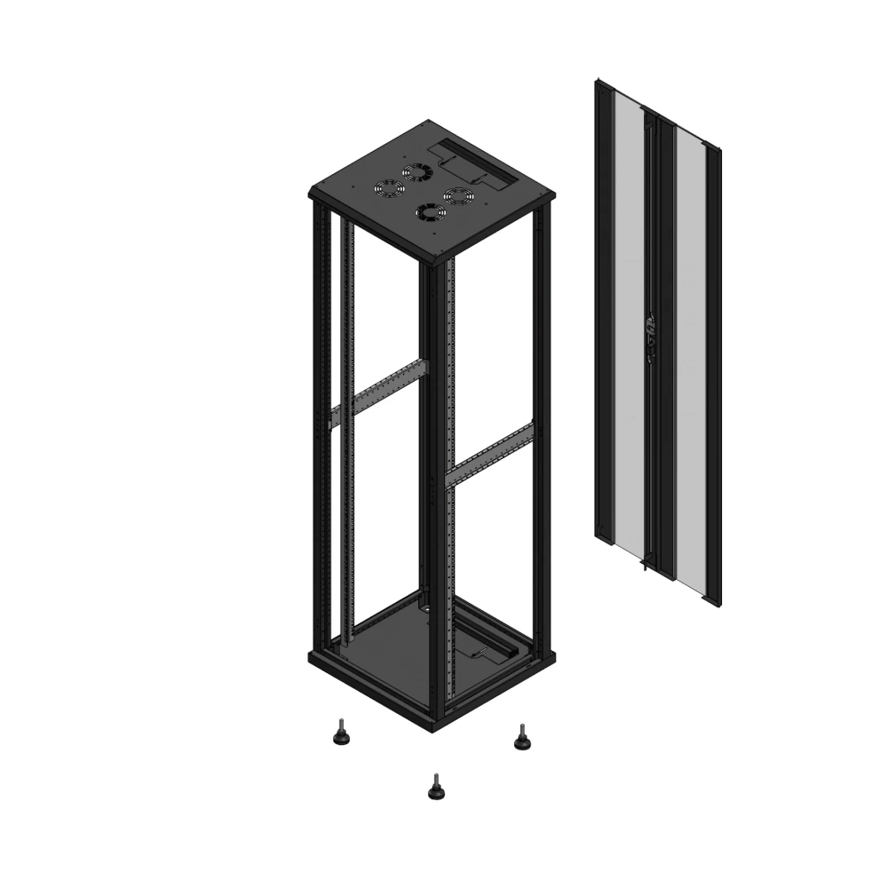 Gigamedia 19" conf S70 42u 600x600 MM SP ar DBL ver ex