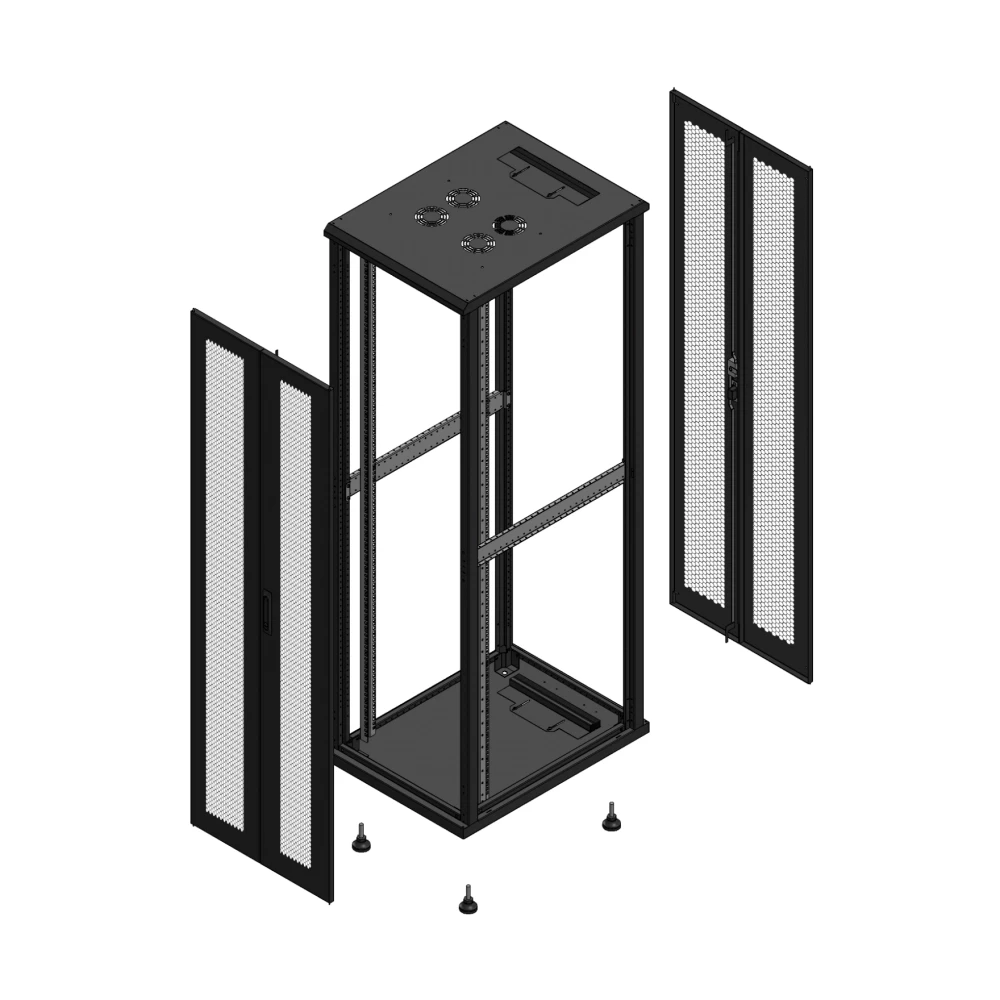 Gigamedia 19" conf S70 42u 600x800 MM av DBL per ar DBL per ex
