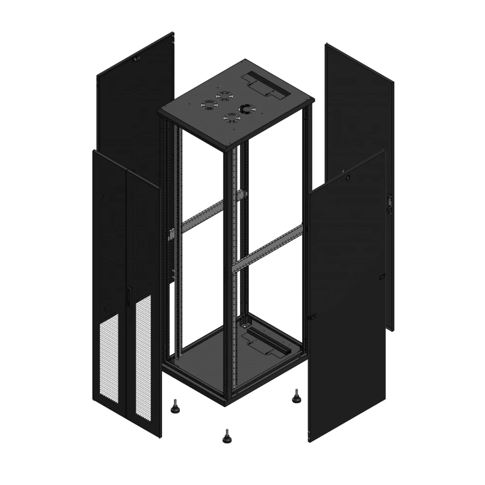Gigamedia 19" conf S70 42u 600x800 MM av DBL per ar SPL tol