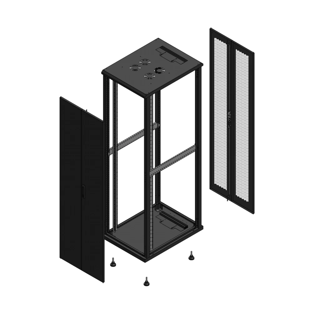Gigamedia 19" conf S70 42u 600x800 MM av DBL tol ar DBL per ex
