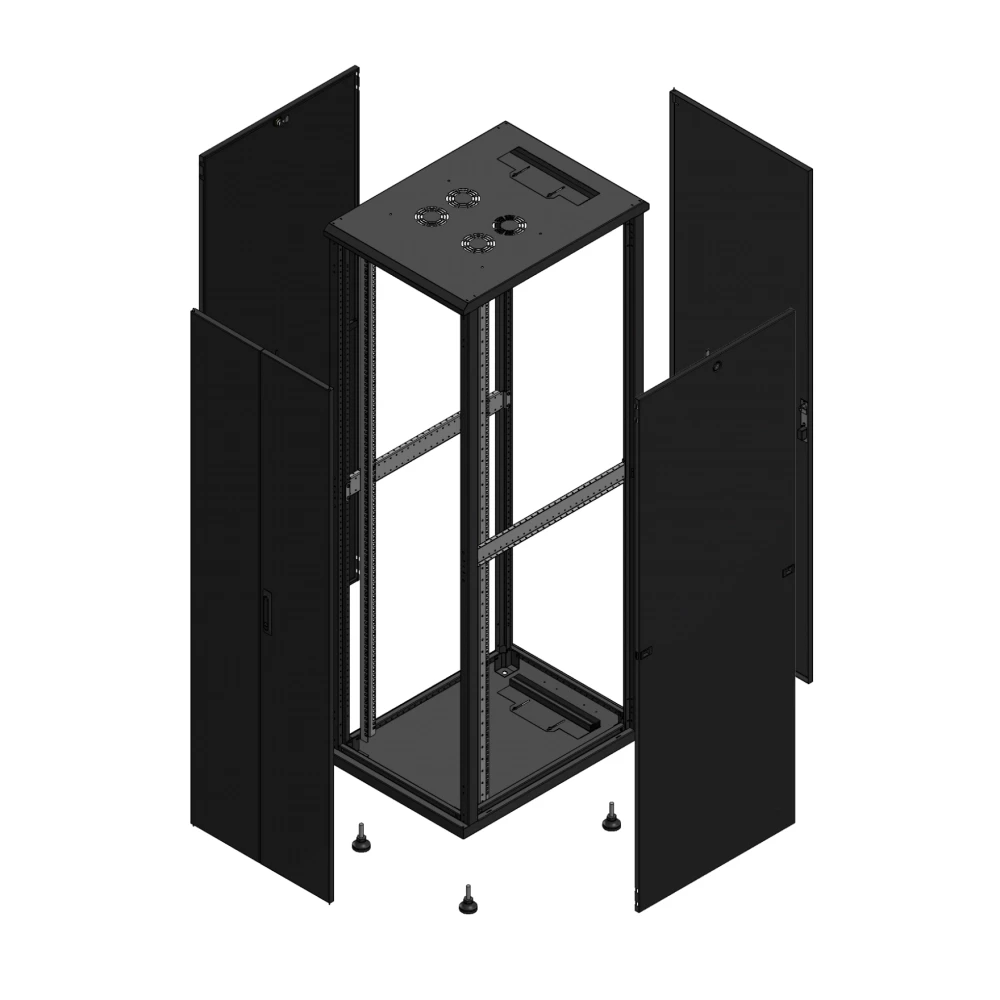 Gigamedia 19" conf S70 42u 600x800 MM av DBL tol ar SPL tol