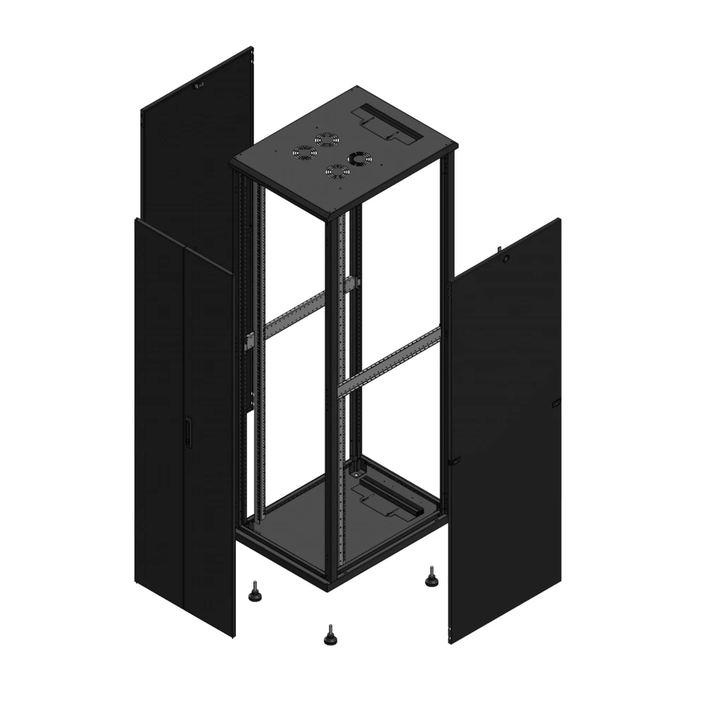 Gigamedia 19" conf S70 42u 600x800 MM av DBL tol SP