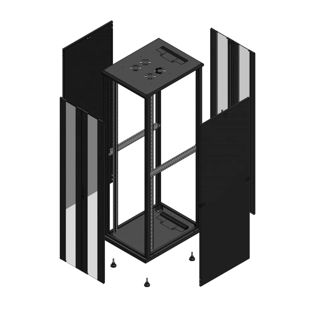 Gigamedia 19" conf S70 42u 600x800 MM av DBL ver ar DBL ver