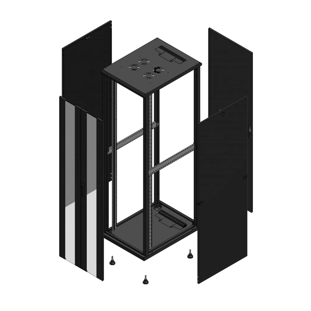 Gigamedia 19" conf S70 42u 600x800 MM av DBL ver ar SPL tol