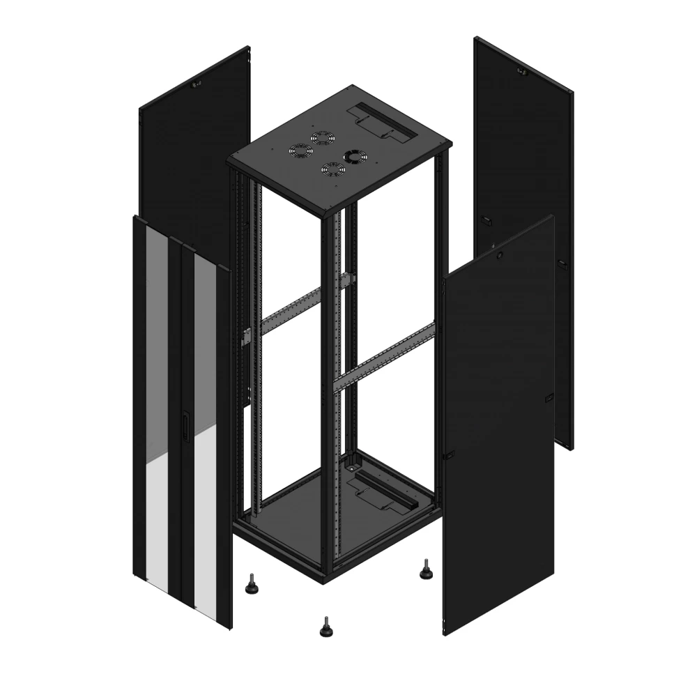 Gigamedia 19" conf S70 42u 600x800 MM av DBL ver par