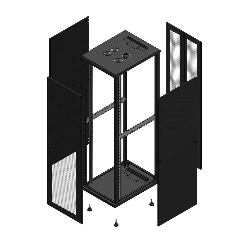 Gigamedia 19" conf S70 42u 600x800 MM av SPL per ar DBL per