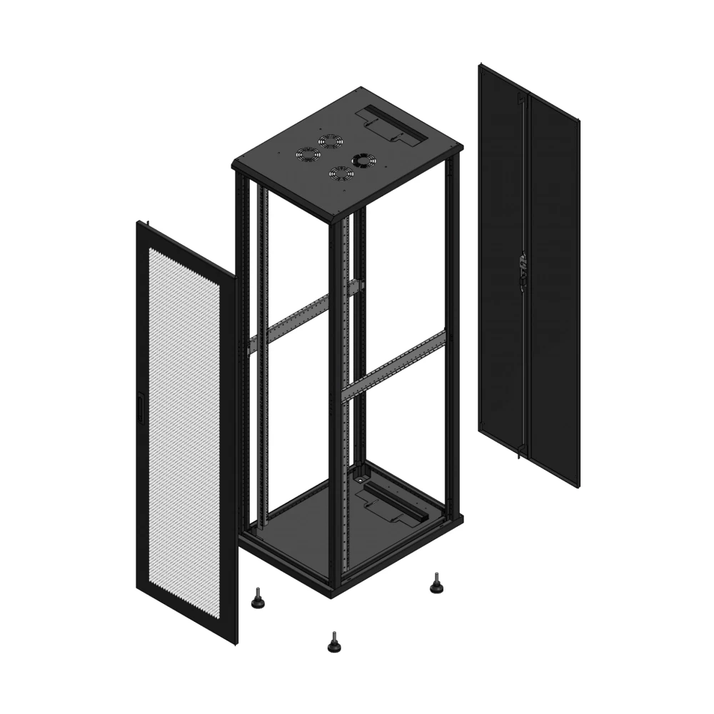 Gigamedia 19" conf S70 42u 600x800 MM av SPL per ar DBL tol ex