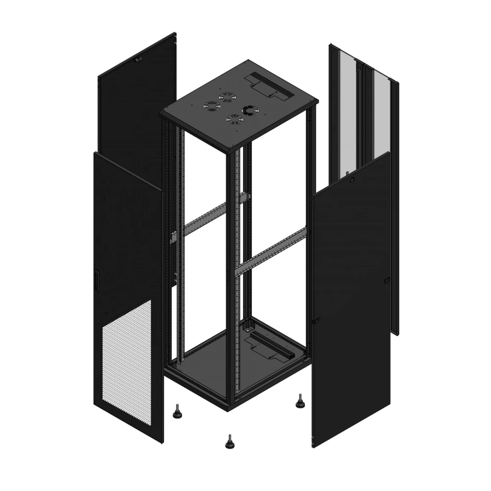 Gigamedia 19" conf S70 42u 600x800 MM av SPL per ar DBL ver