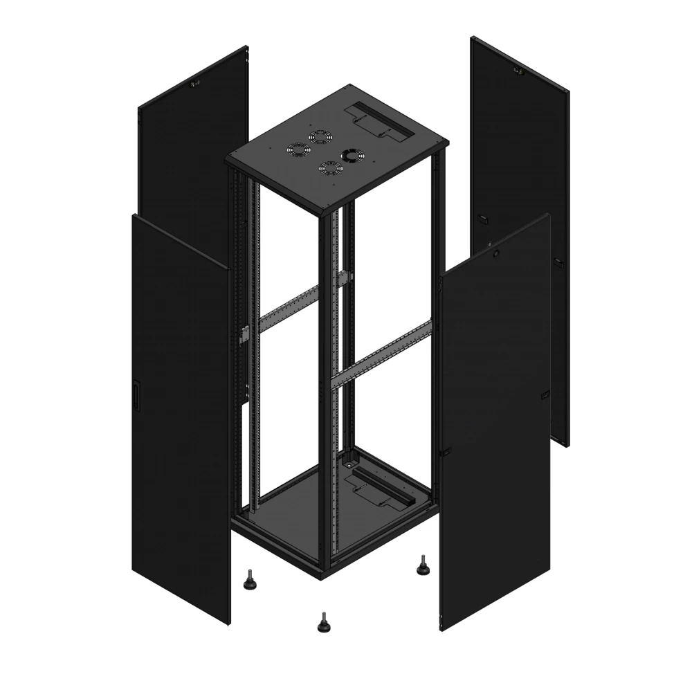 Gigamedia 19" conf S70 42u 600x800 MM av SPL tol par