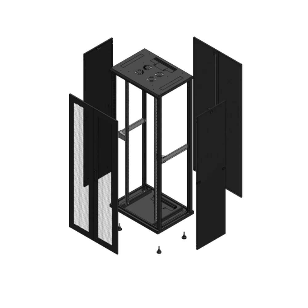 Gigamedia 19" conf S70 42u 800x600 MM av DBL per ar DBL tol