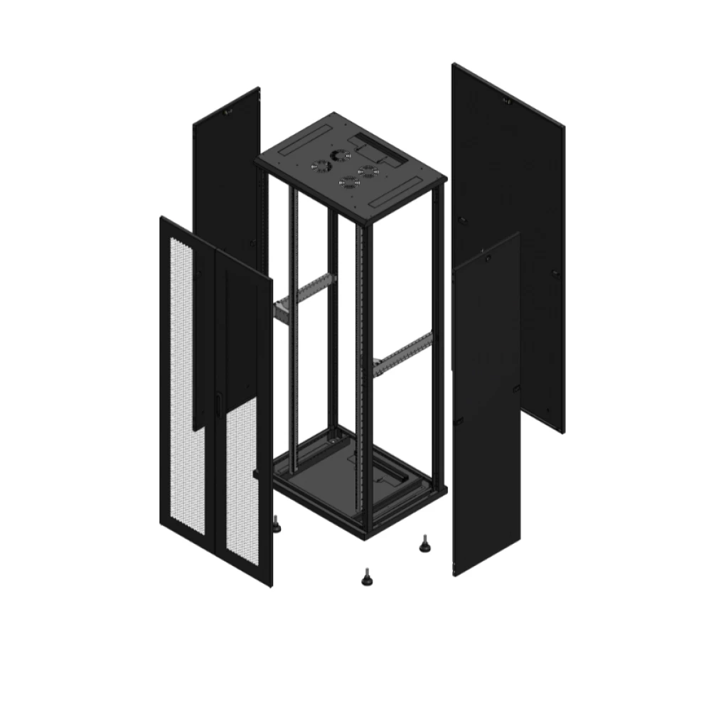 Gigamedia 19" conf S70 42u 800x600 MM av DBL per par