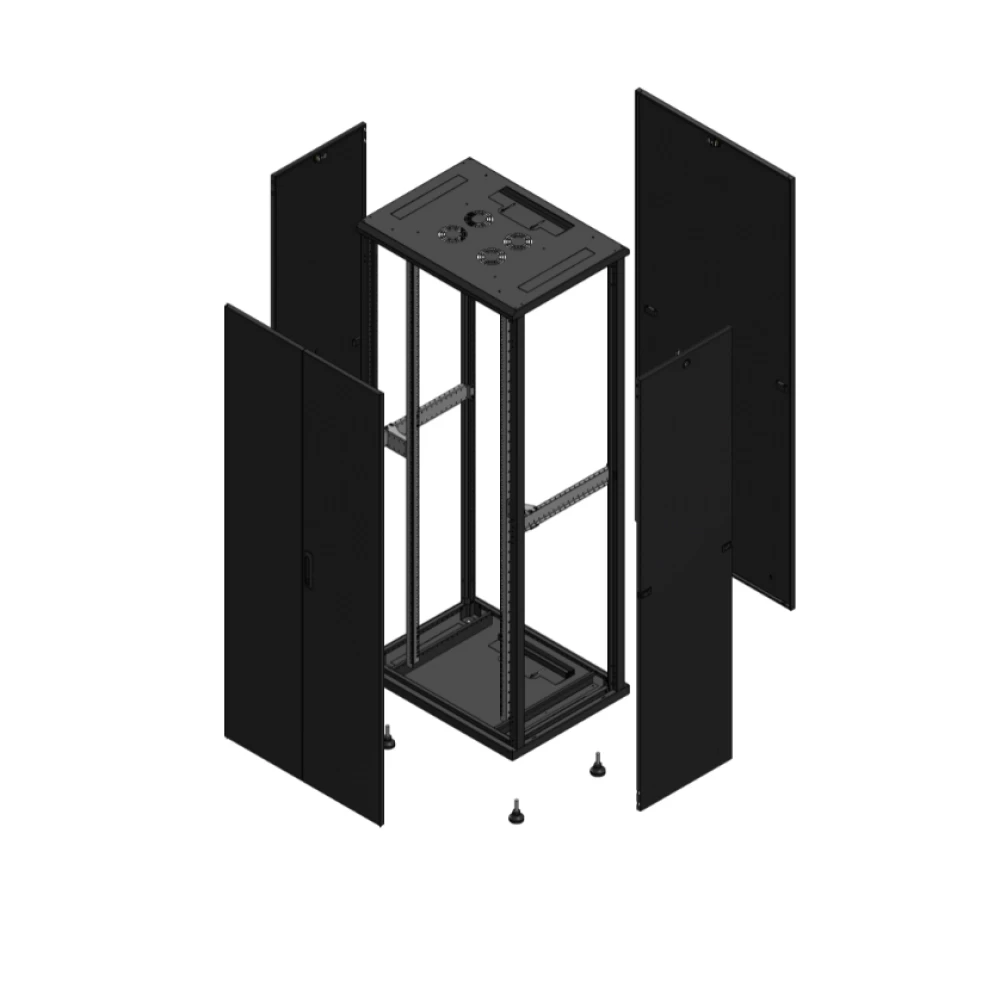 Gigamedia 19" conf S70 42u 800x600 MM av DBL tol par