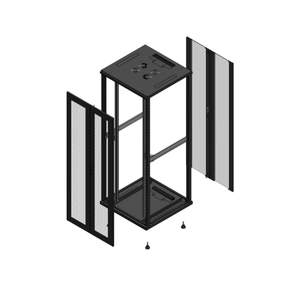 Gigamedia 19" conf S70 42u 800x800 MM av DBL per ar DBL ver ex