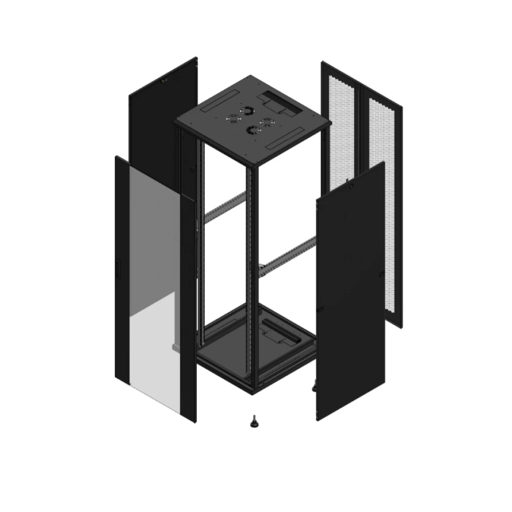 Gigamedia 19" conf S70 42u 800x800 MM av SPL ver ar DBL per