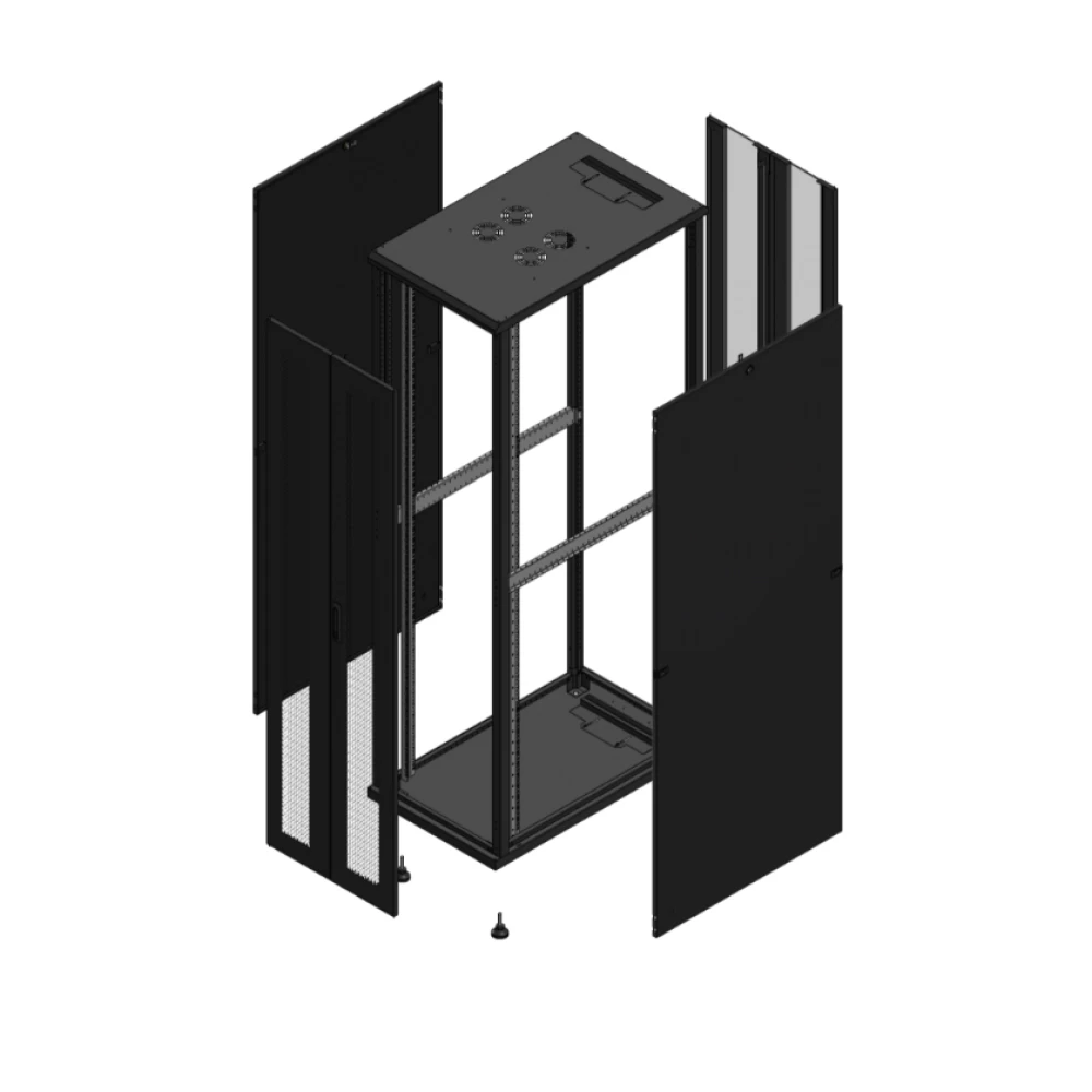 Gigamedia 19" conf S70 47u 600x1000 MM av DBL per ar DBL ver