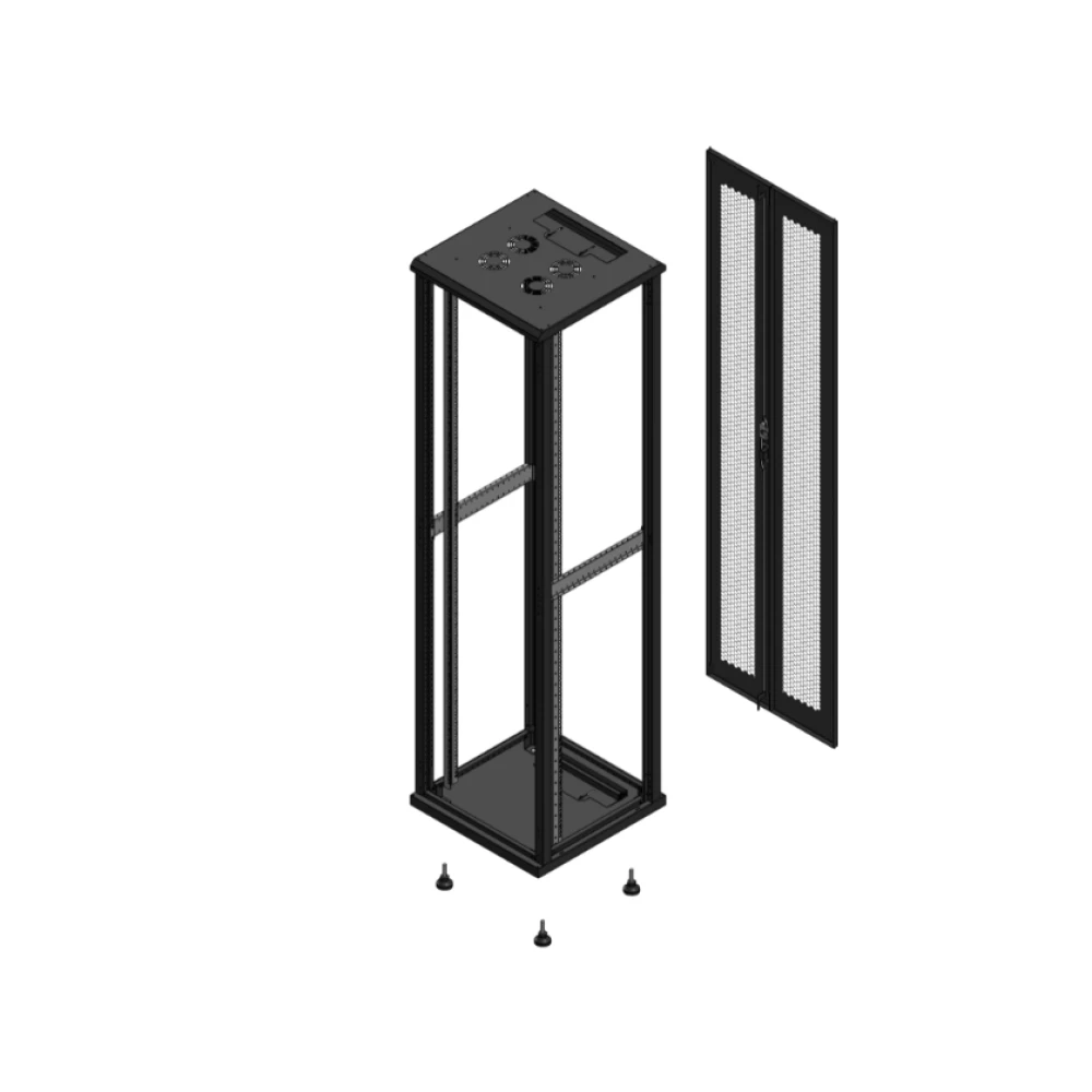 Gigamedia 19" conf S70 47u 600x600 MM SP ar DBL per ex
