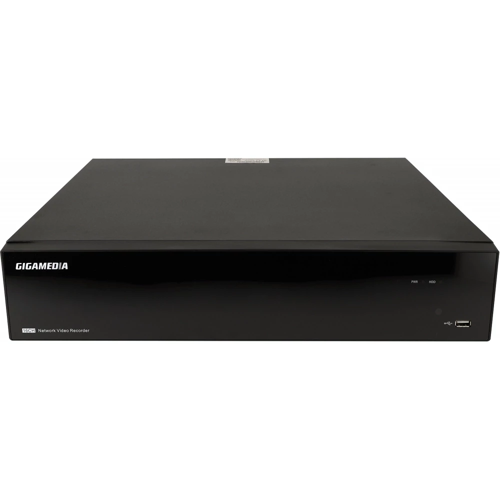 Gigamedia Beeldrecorder bewaking 16-kanaals 8HDD 16 poe NVR081616P