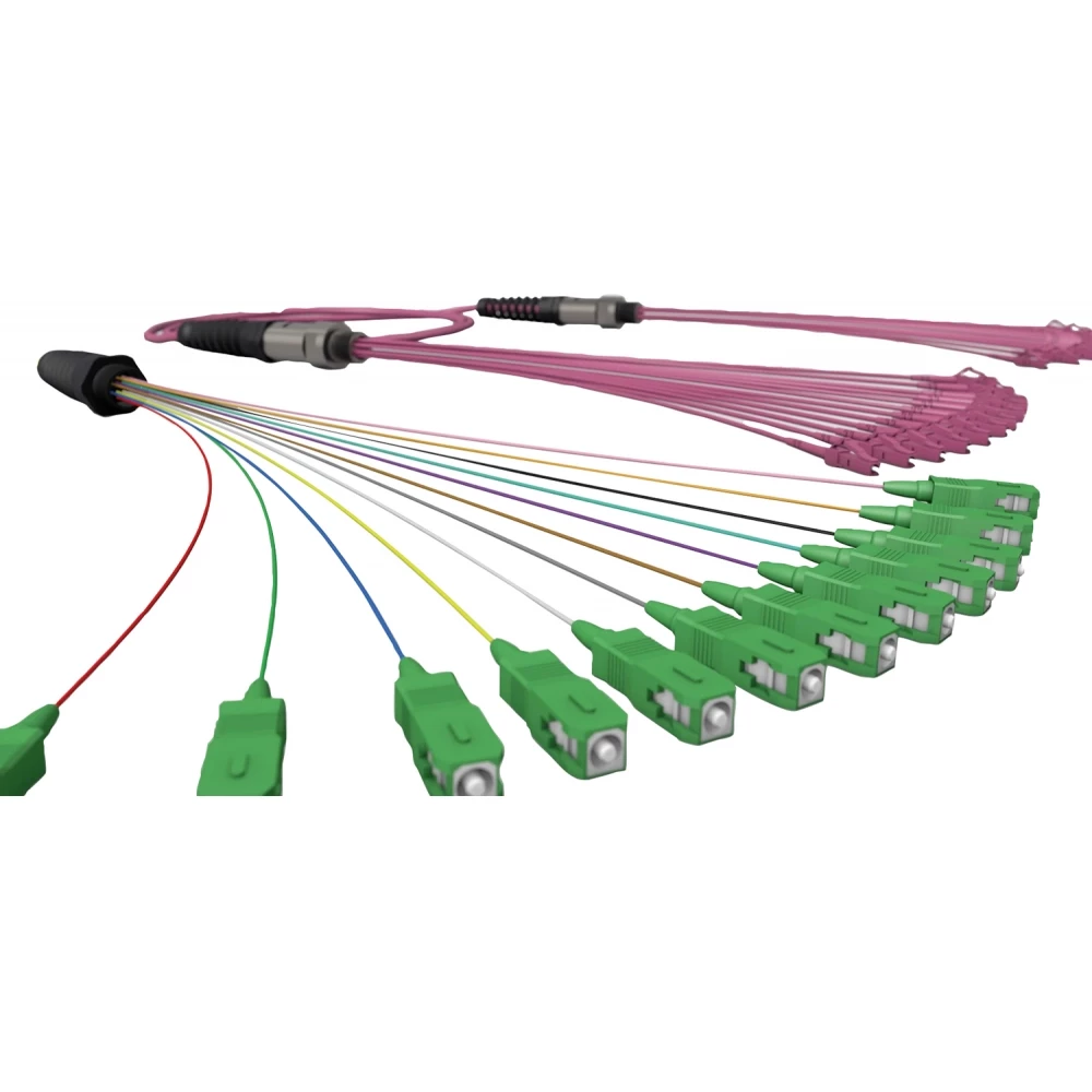 Gigamedia Custom pre-terminated multi-fiber optical cable 0474