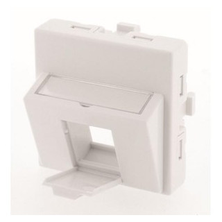 Gigamedia Faceplate 1port 45x45 wit