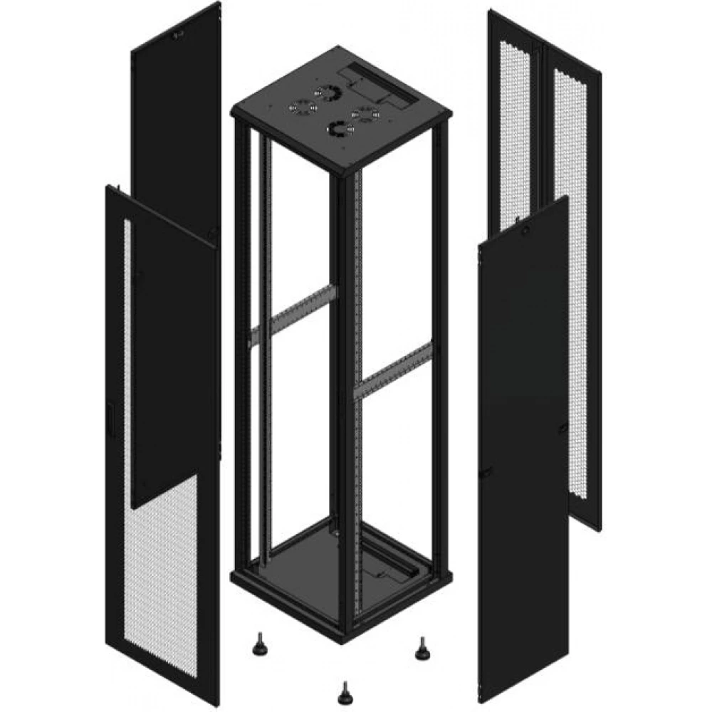 Gigamedia Gigarack rack S70 47 600x600 front SPL perf rear DBL perf black