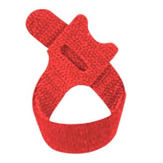 Gigamedia Klittenband 25x200 rood set 10 stuks