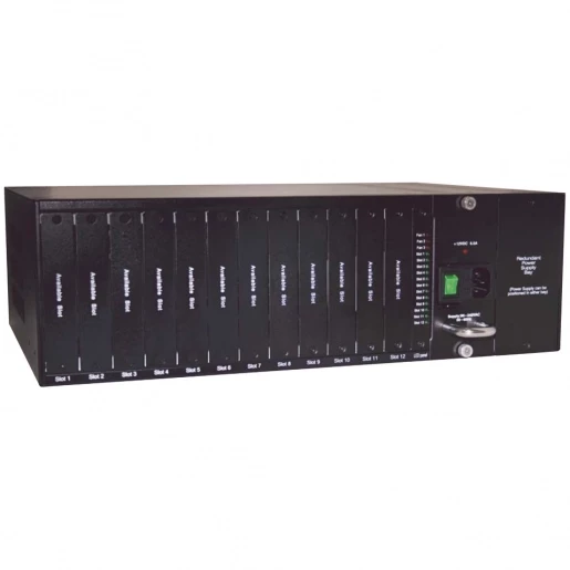 Gigamedia Media converter chassis 19" 12-poorten