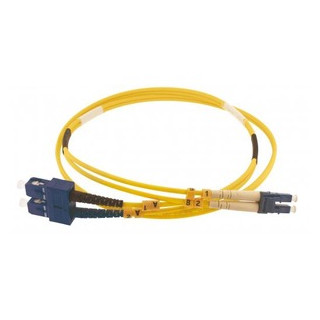 Gigamedia Patchkabel duplex LC apc/LC apc os2 5MTR geel