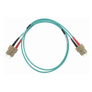 Gigamedia Patchkabel duplex SC/SC om4 5MTR aqua