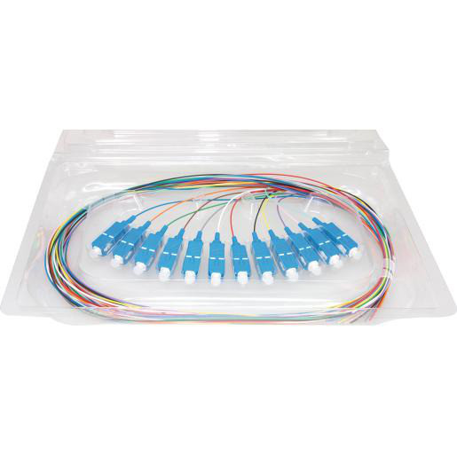 Gigamedia Pigtail SC os2 2MTR color 12 stuks