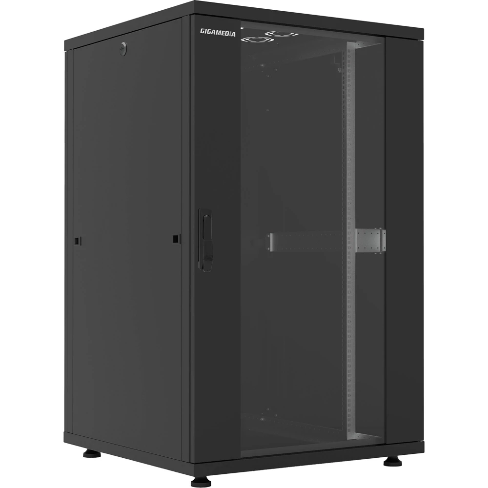 Gigamedia Vloerkast 19? inirack 26u 800x800 zwart