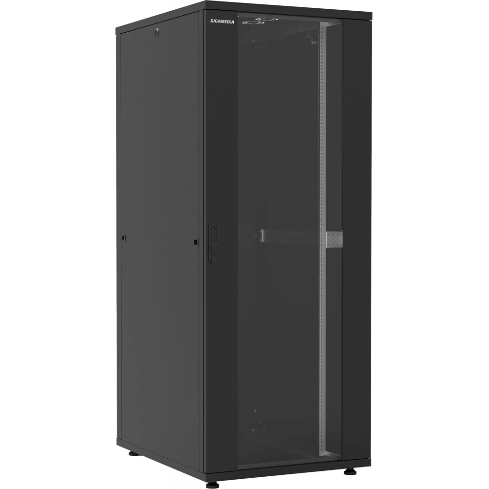 Gigamedia Vloerkast 19? inirack 42u 800x1000 zwart