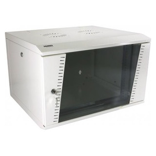 Gigamedia Wandkast 19" easebox 12he-diepte 500 MM-wit