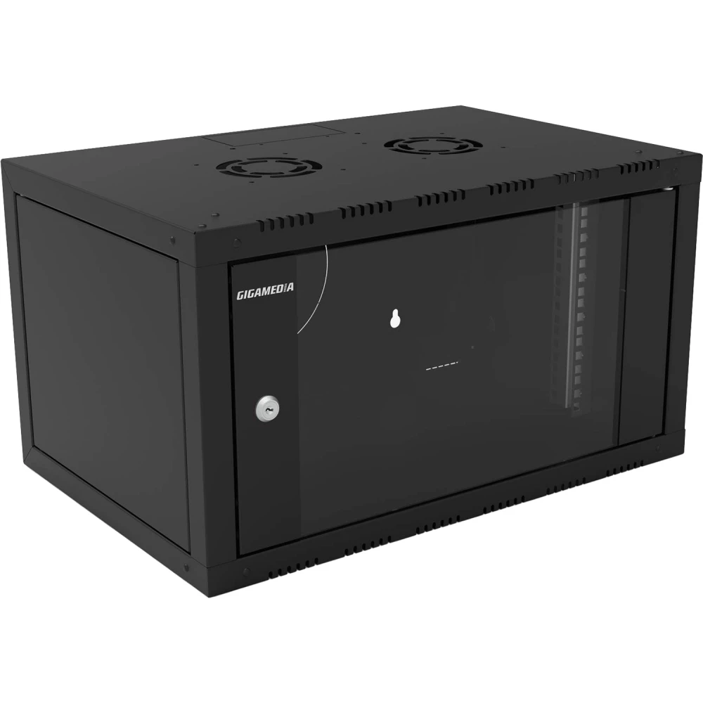 Gigamedia Wandkast inibox 6u diepte 400MM zwart